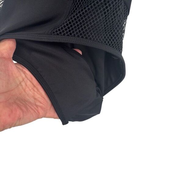 Michael Kors Sheer Panel‎ One Piece Swimsuit Black Size 12 - Picture 7 of 9